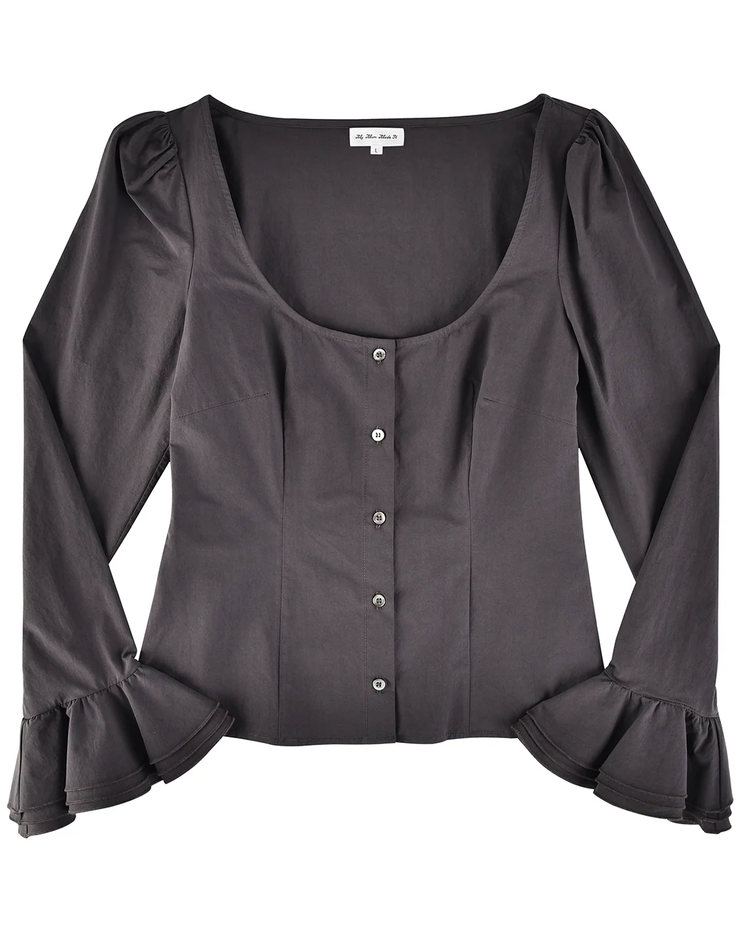 Bellcuff Blouse - Shadow