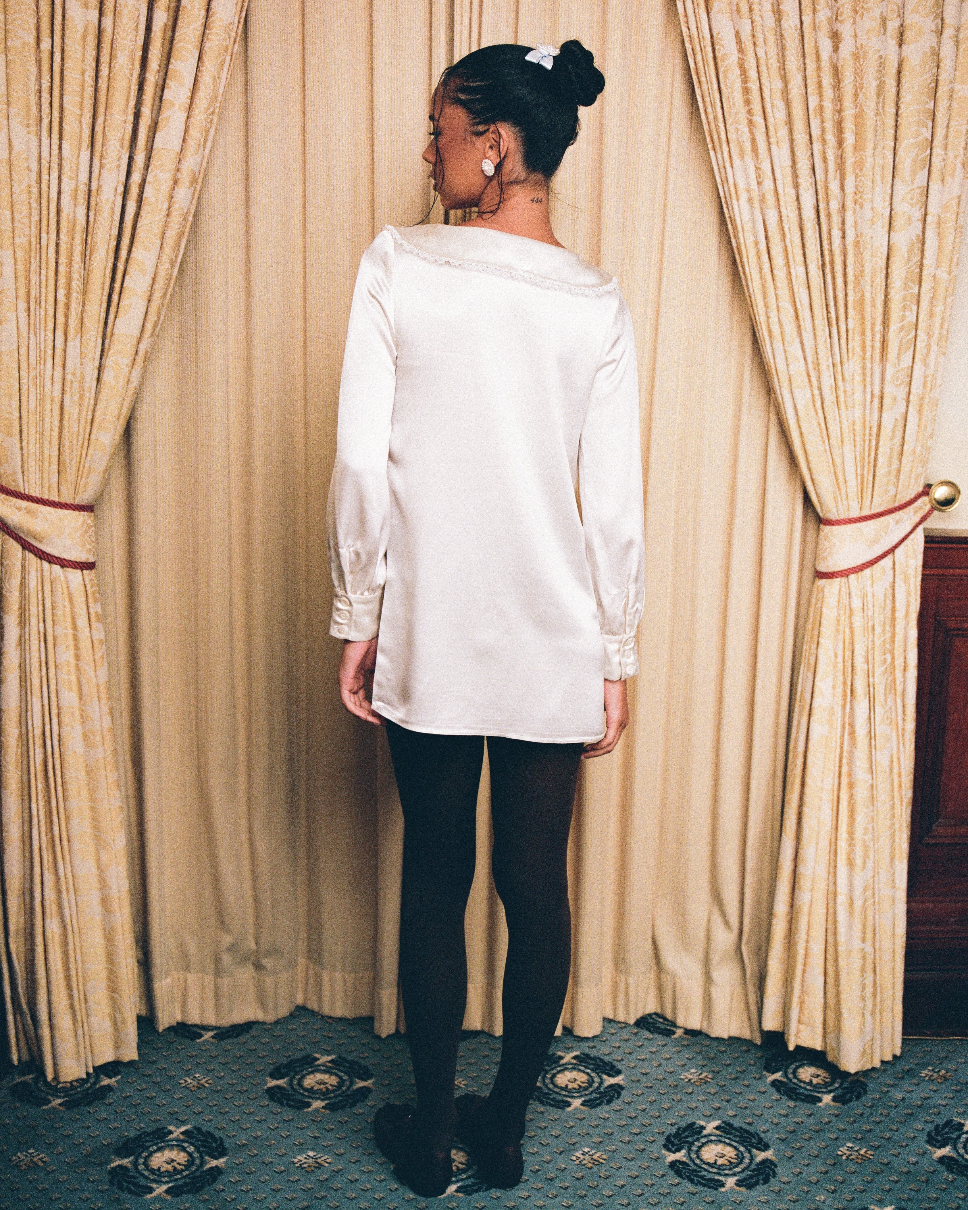 Celeste Collar Shift Dress - Frost - Image 5