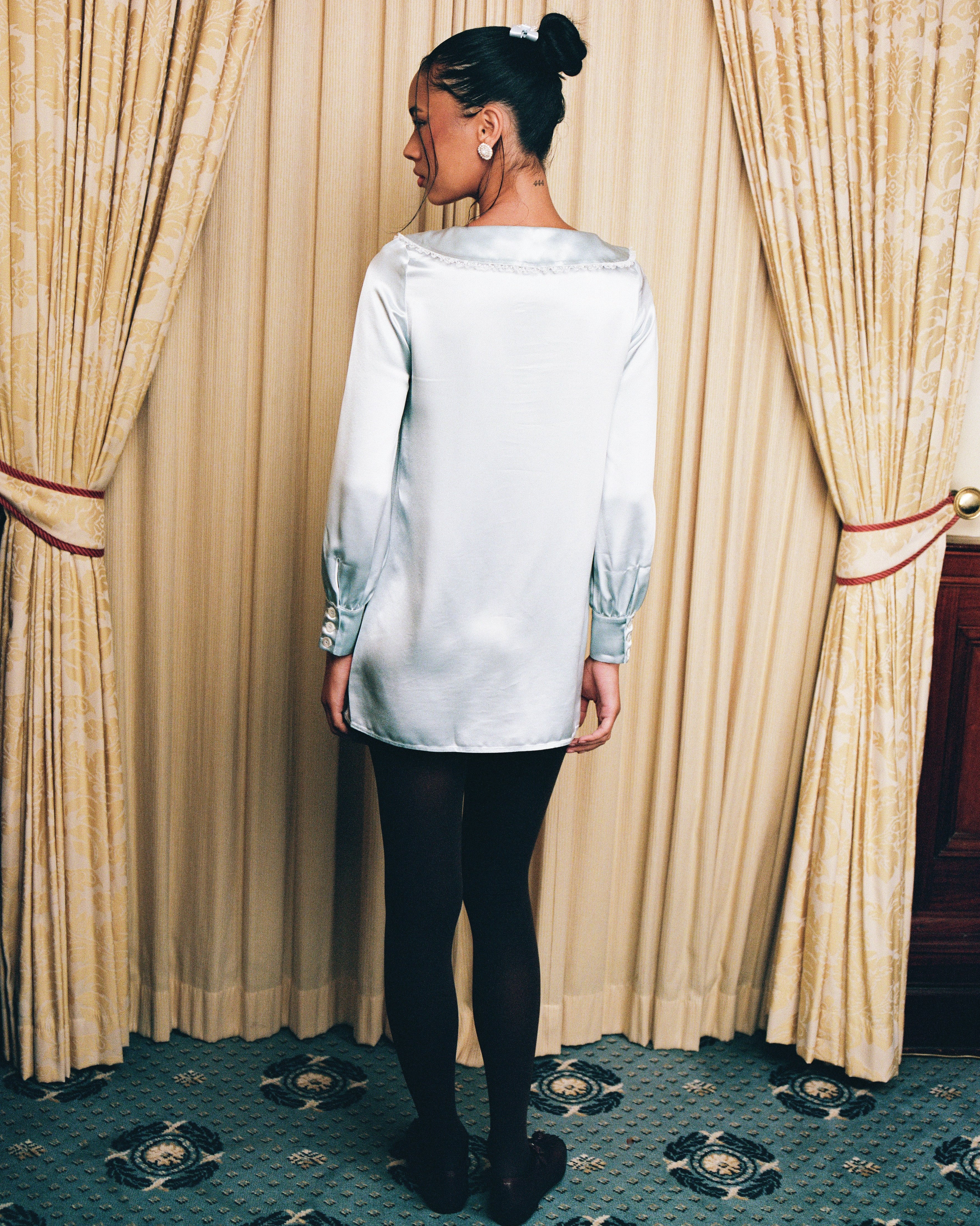 Celeste Collar Shift Dress - Opal - Image 5