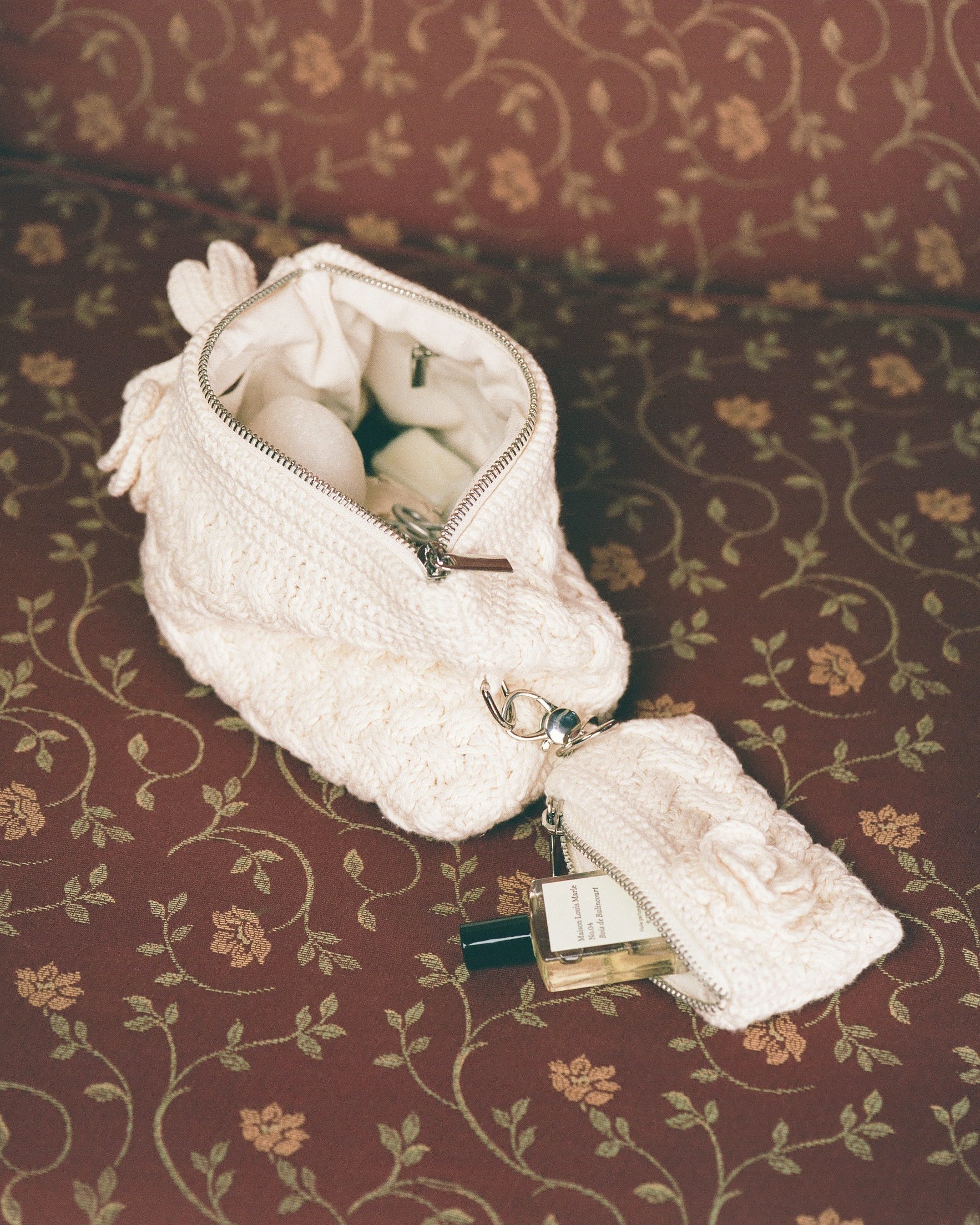 Crochet Garden Keepsake Bag - Porcelain - Image 3