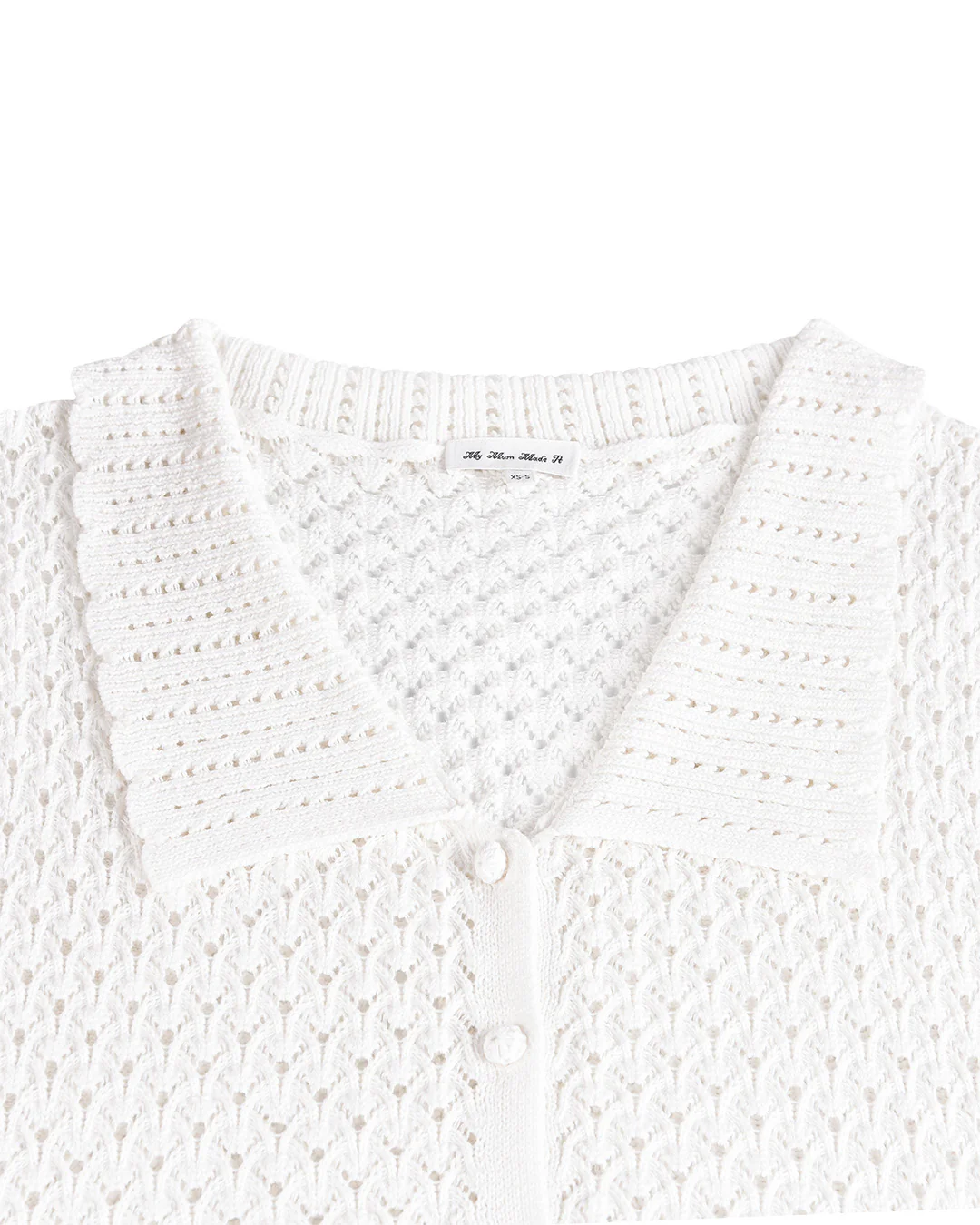 Daisychain Knit Top - White - Image 7
