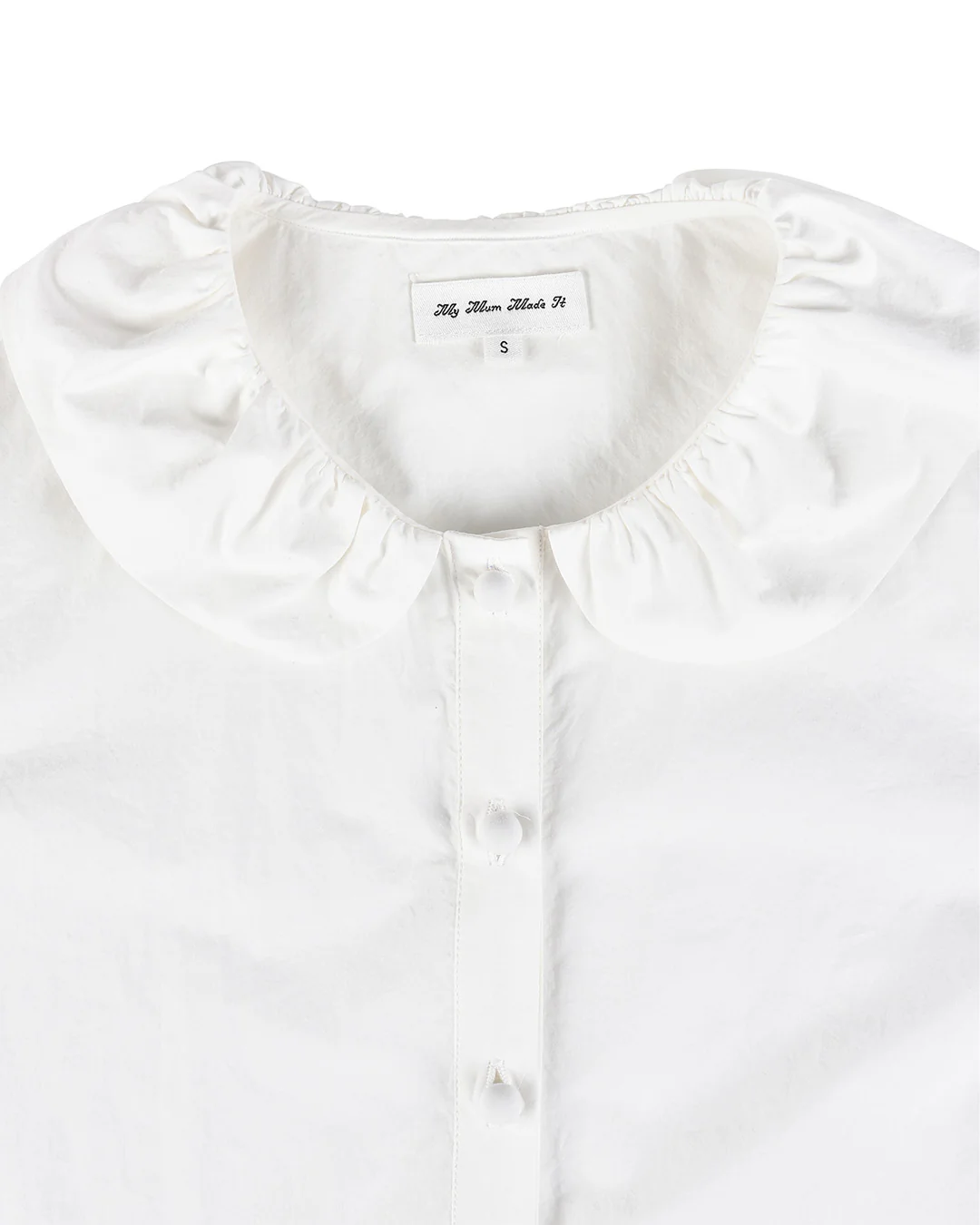 Esme Button Shirt - White - Image 8