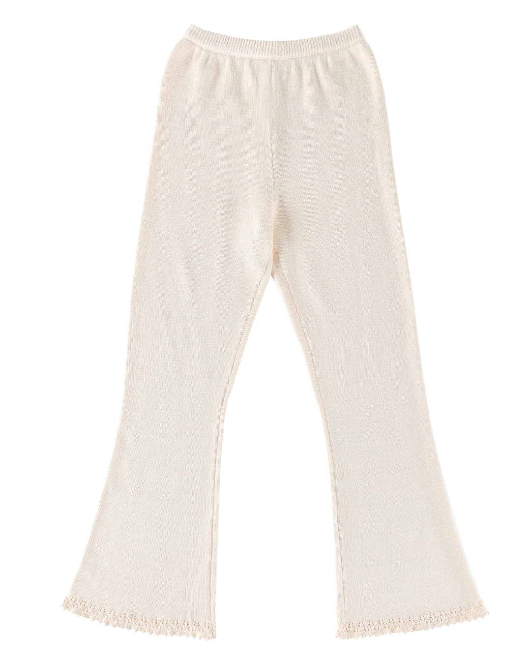 Lace Knit Pant - Porcelain