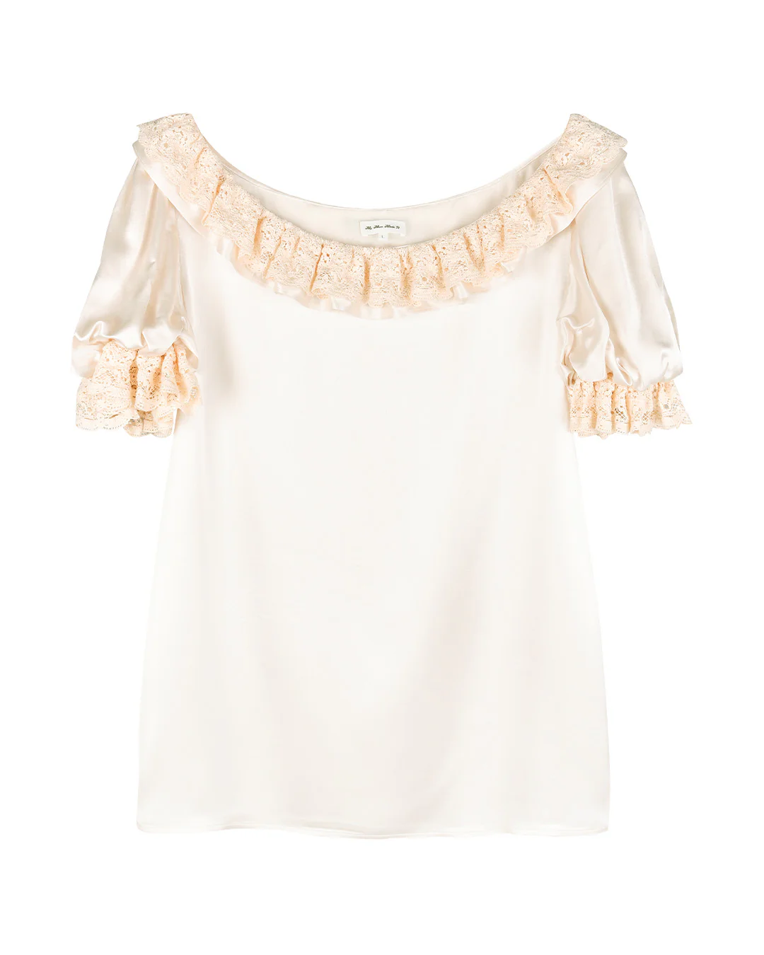 Lace Layer Soirée Dress - Frost