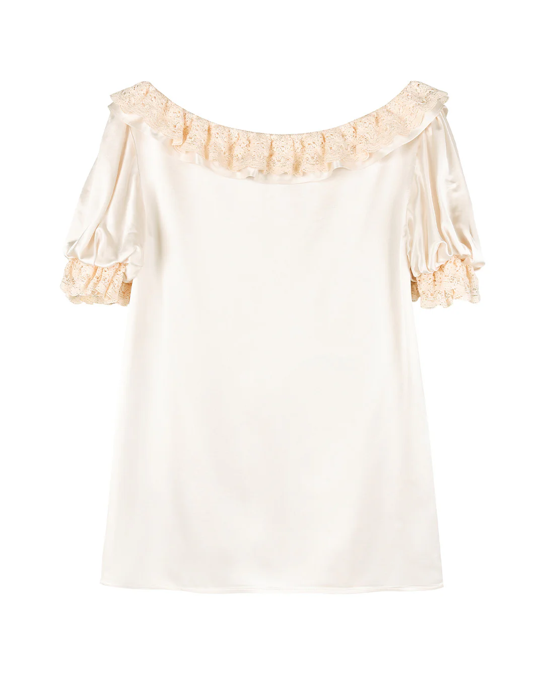 Lace Layer Soirée Dress - Frost - Image 9