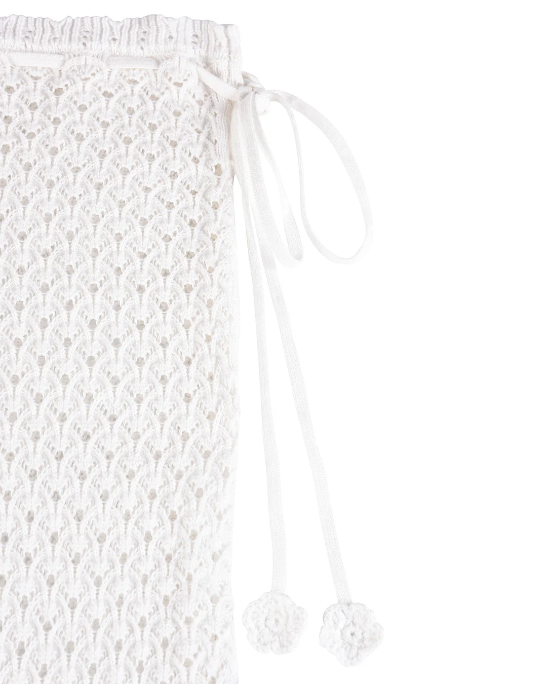 Laceweave Midi Skirt - White - Image 8
