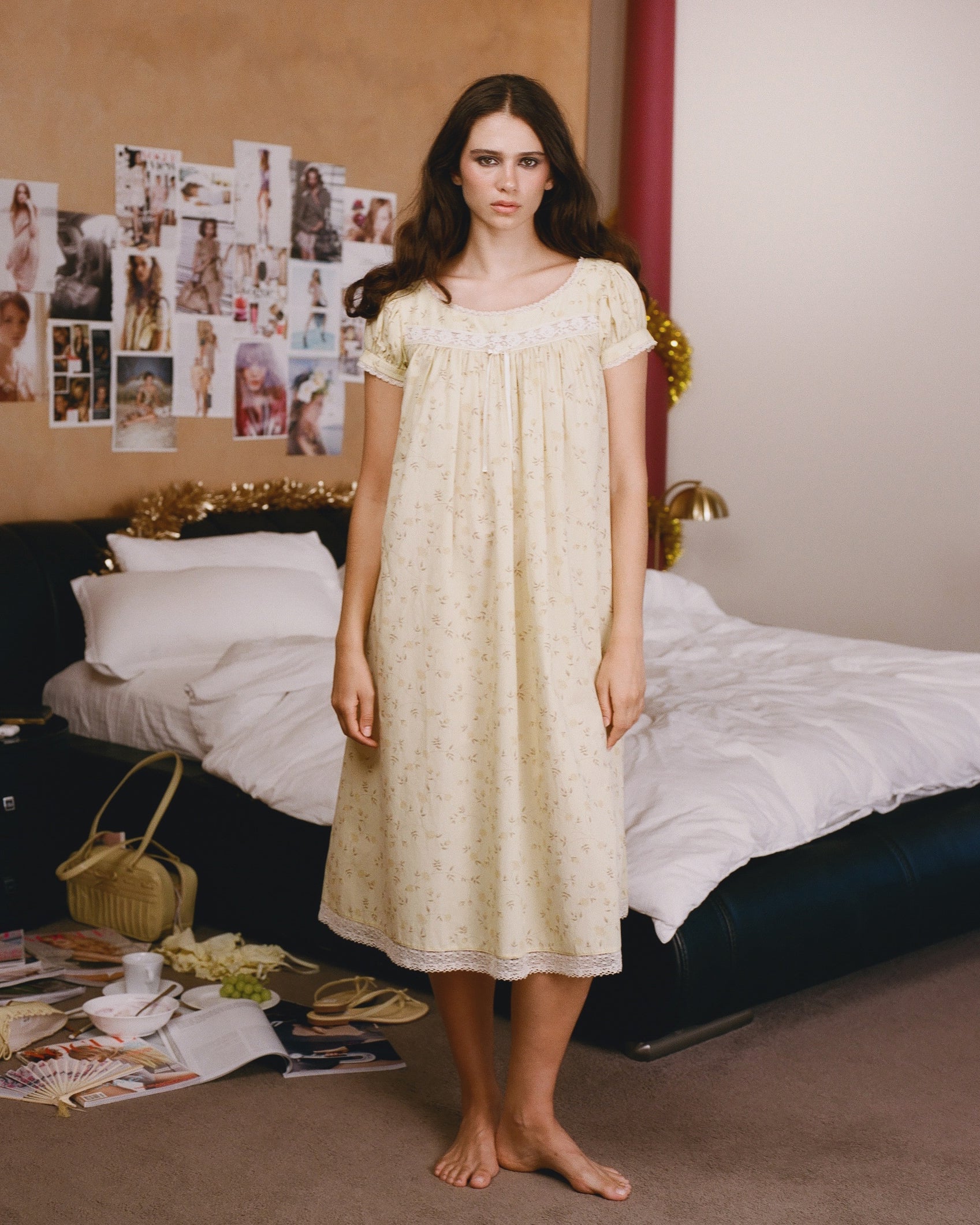 Lucienne Cotton Gown - Dream Vine - Image 2
