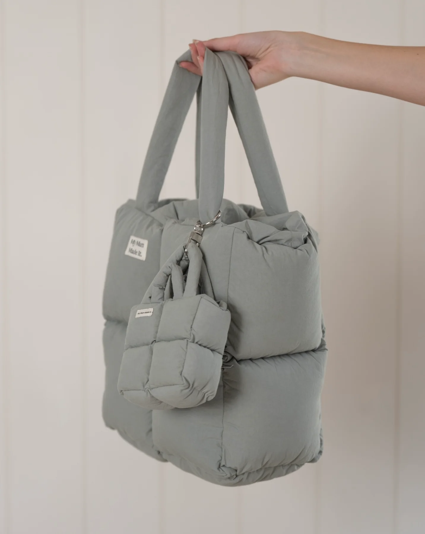 Puffer Mini Keychain Bag - Moon - Image 3