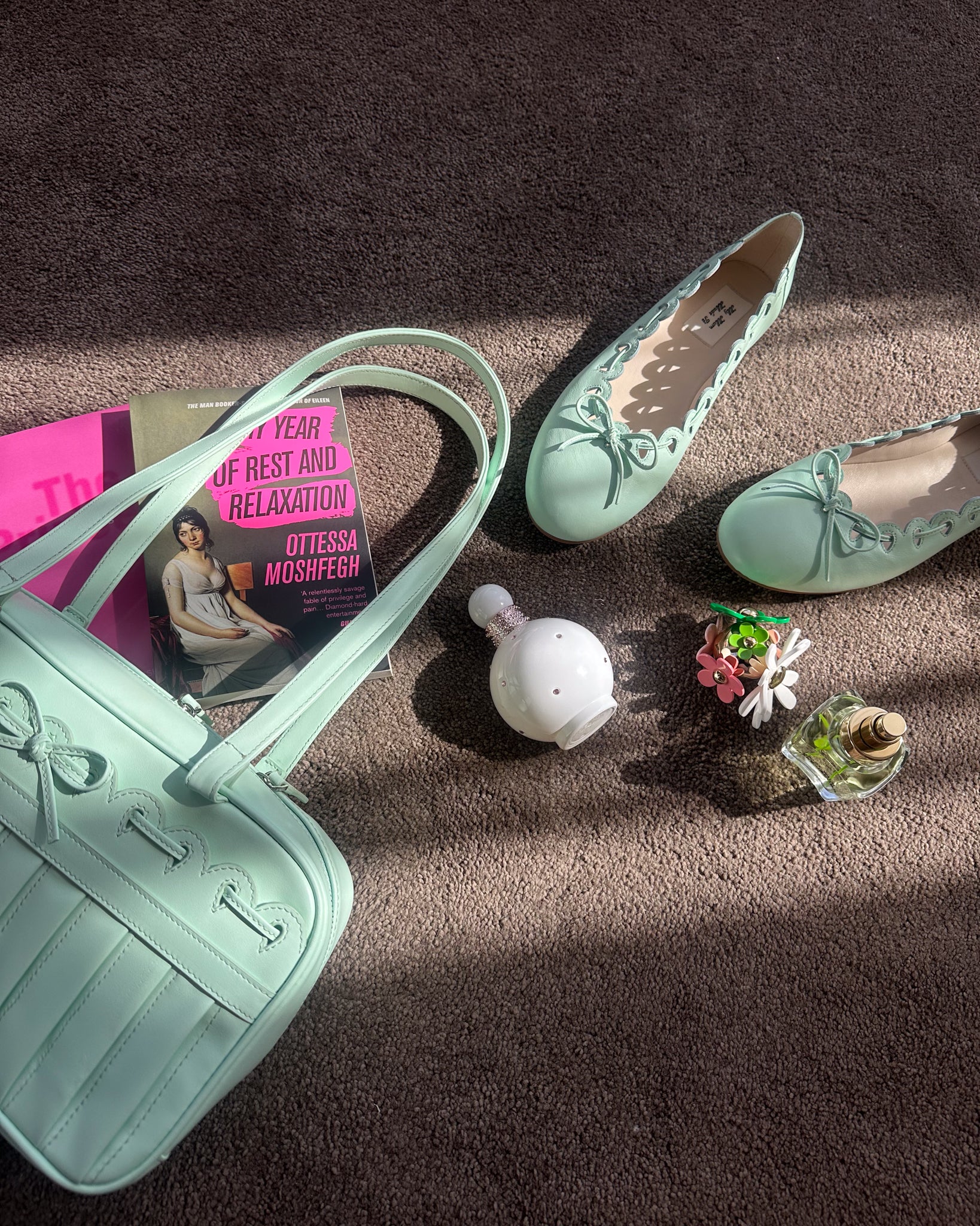 Ribbon Stitch Ballet Flats - Mint - Image 6