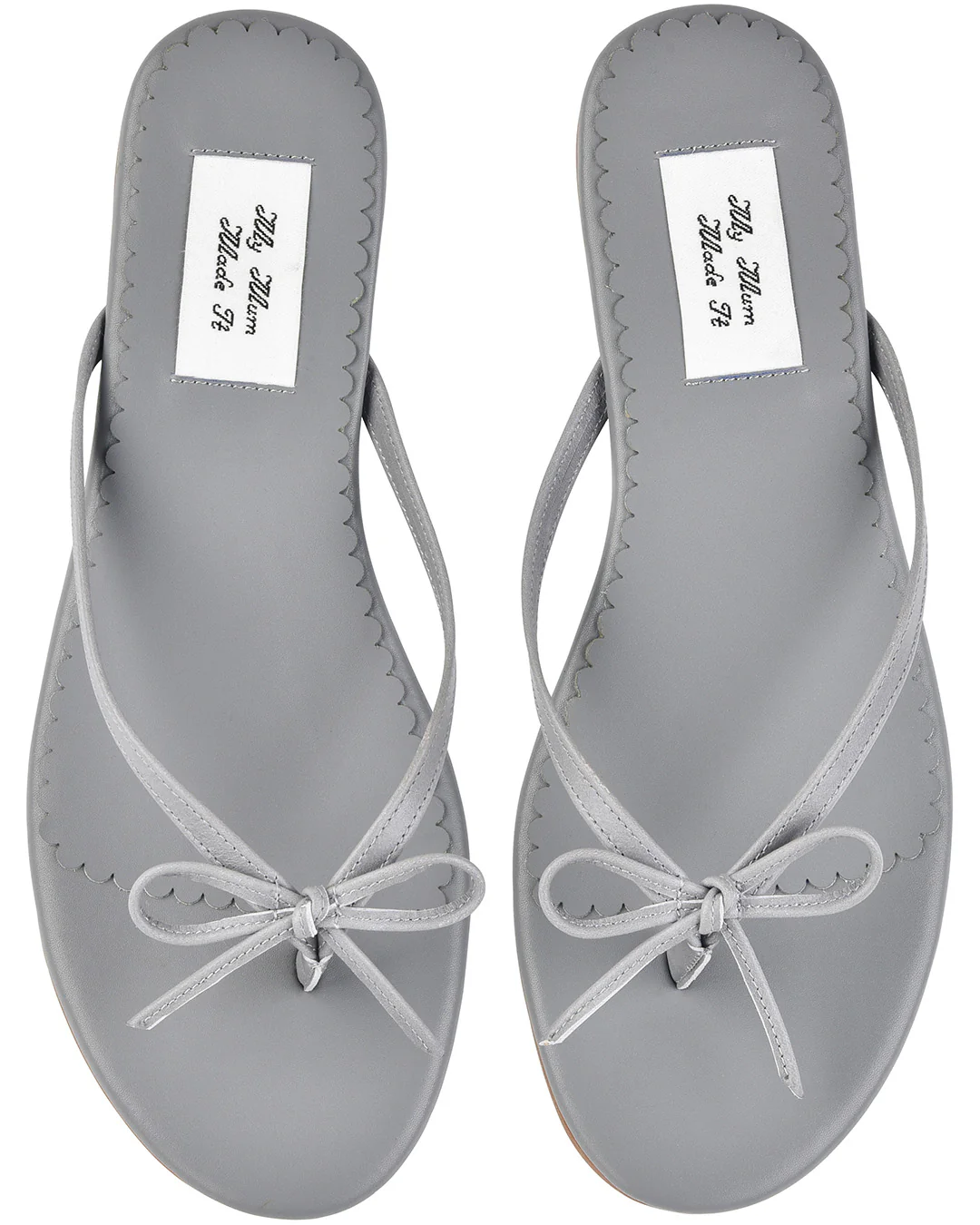 Ribbon Stitch Flip Flops - Wisteria