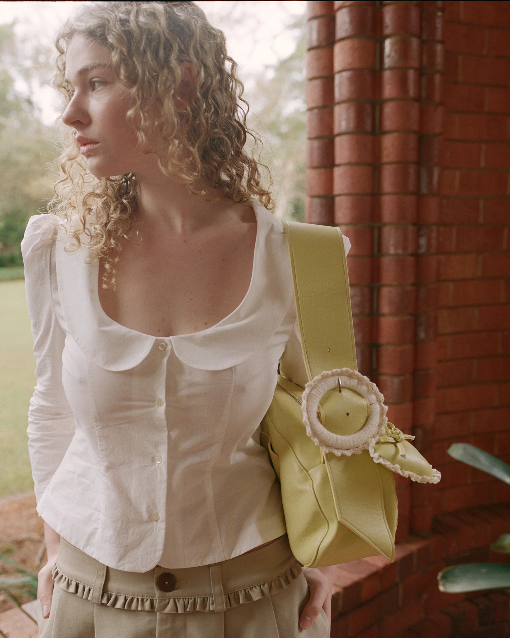 Rosette Heart Keychain - Marigold - Image 4