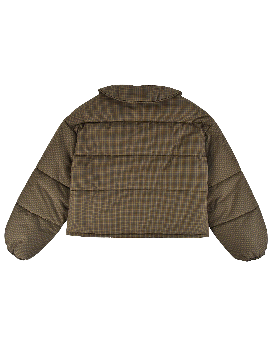 Rosette Puffer Jacket - Ivy Check - Image 6