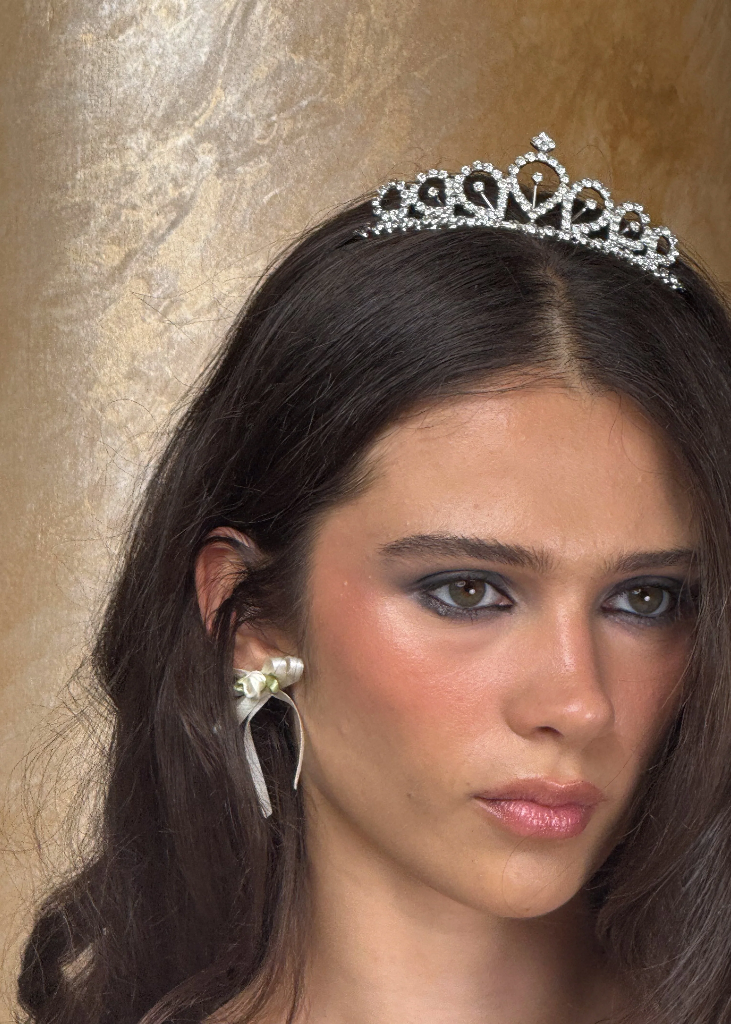 Rosette Stud Earrings - Image 3