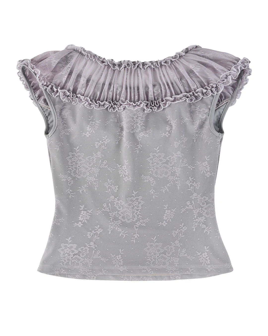 Ruffled Halo Top - Wisteria - Image 8