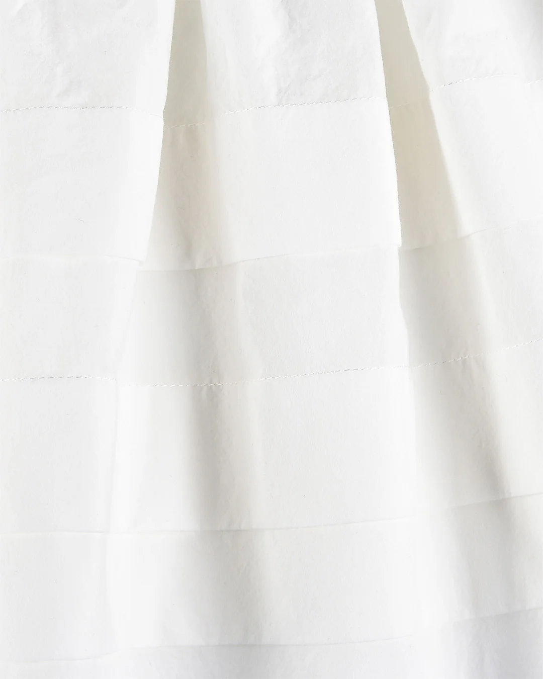 Tiered Pleat Mini Skirt - White - Image 8