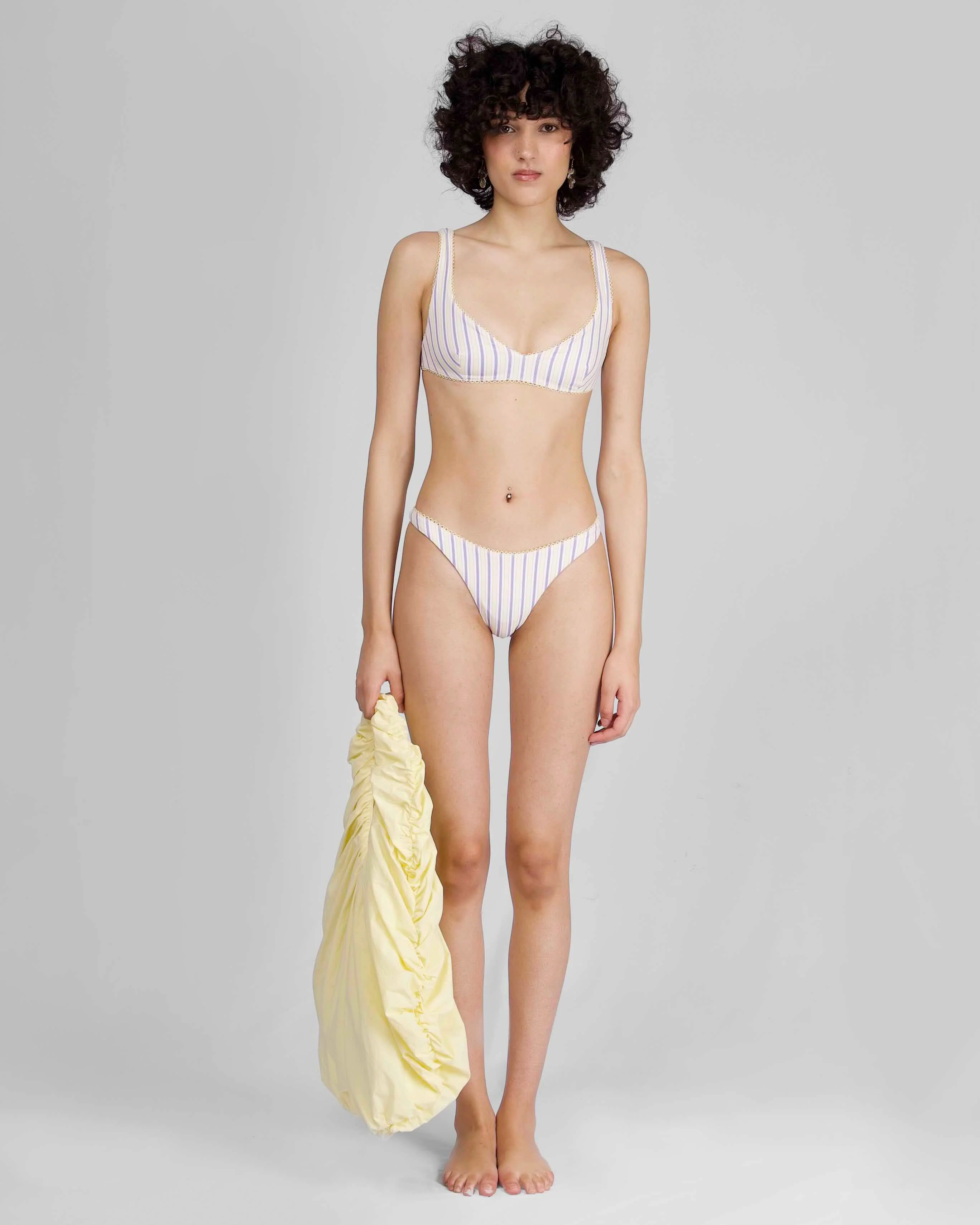 Two Sided Swim Bottoms - Pacific Stripe / Citrine - Image 8